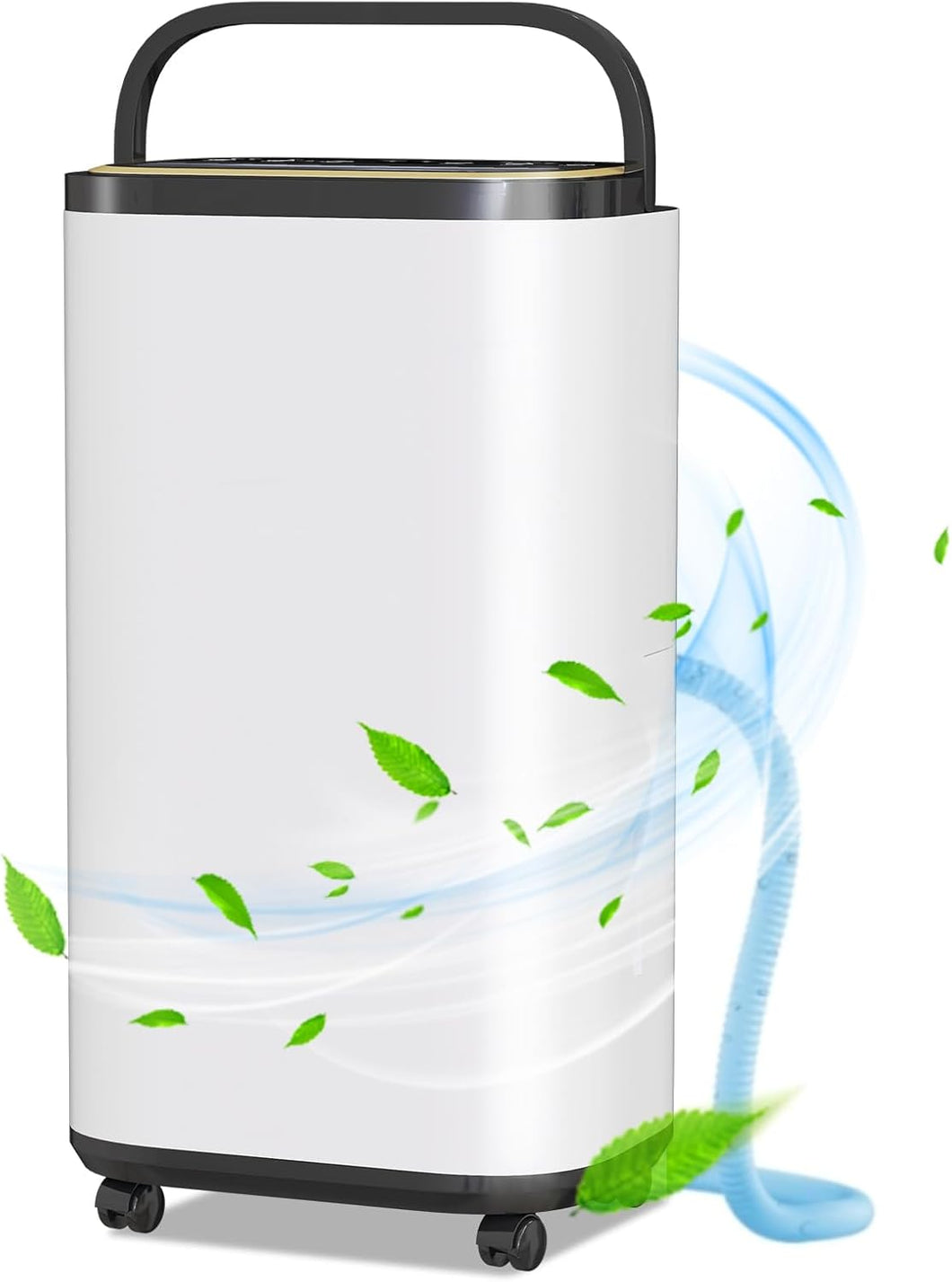 Dehumidifier with Drain Hose for Auto or Manual Drainage, 2000 Sq.Ft Energy Star Dehumidifiers for Basement Home Bedroom Large Room Bathroom, 30 Pints Dehumidification Capacity
