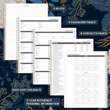 Load image into Gallery viewer, 2025-2027 Monthly Planner - 2 Year Monthly Planner/Calendar 2025-2027, Academic Planner 2025-2027, Jul 2025 - Jun 2027, 11&quot; x 9&quot;, 24 Months, Tabs, Back Pocket, Holidays, Twin-Wire Binding, Note Pages
