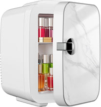 Load image into Gallery viewer, Casabay Mini Refrigerator for Bedroom, Car, Office, Dorm 4L/6 Can Cooler &amp; Warmer Portable Small Compact Fridge for Skincare
