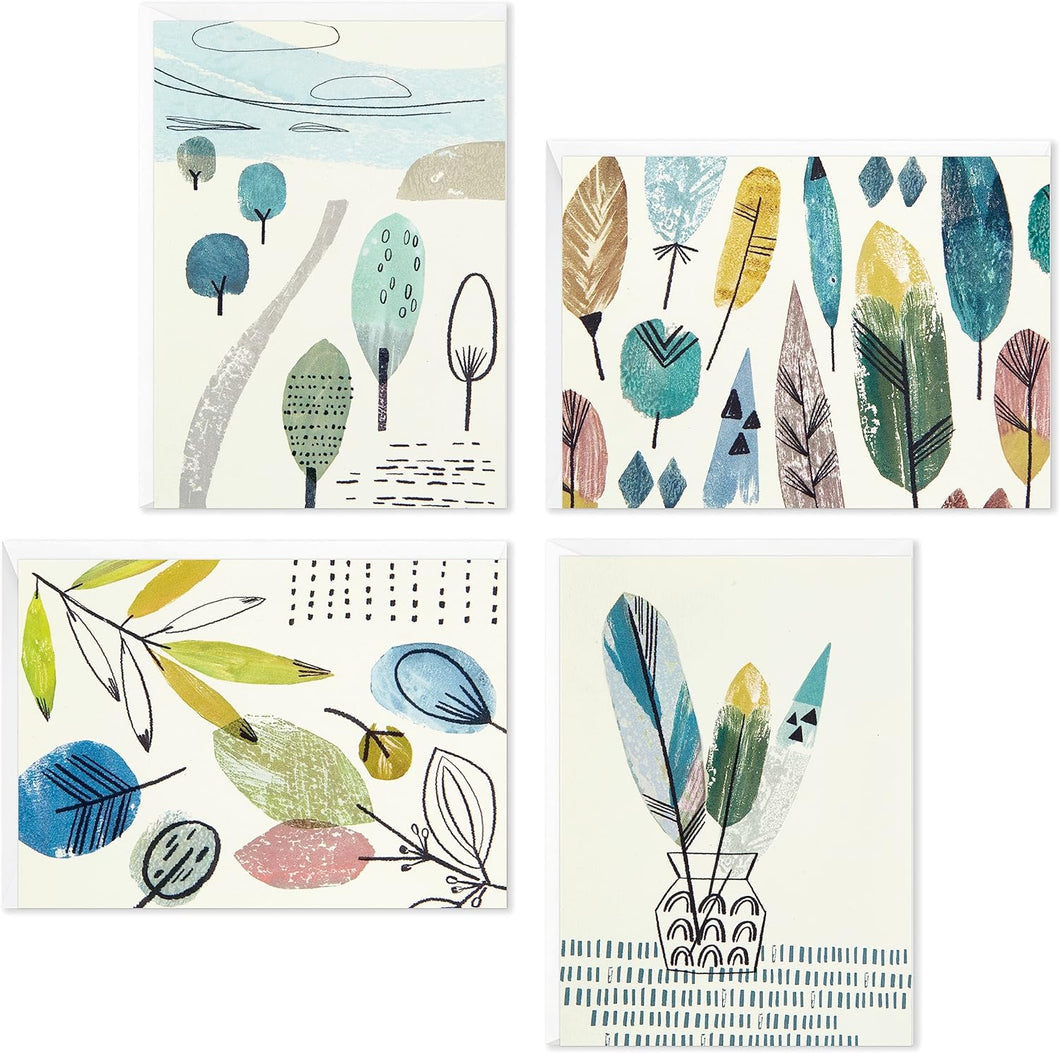 Dreamlify Blank Cards Assortment, Nature Prints (48 Cards with Envelopes)