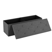 Load image into Gallery viewer, Casabay Storage Ottoman Bench, 43 Inches Foldable Storage Footrest with Padded Seat for Bedroom End of Bed, Living Room

