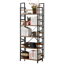 Load image into Gallery viewer, Casabay Book Shelf, 5-Tier Tall Bookcase with Steel Frame for Bedroom, Living Room, Kitchen or Home Office
