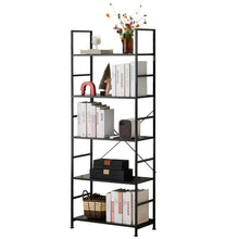 Load image into Gallery viewer, Casabay Book Shelf, 5-Tier Tall Bookcase with Steel Frame for Bedroom, Living Room, Kitchen or Home Office
