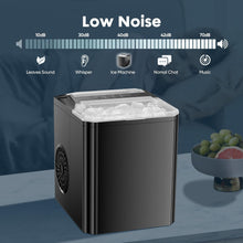 Load image into Gallery viewer, Casabay Portable Ice Maker, 9 Cubes in 6 Mins, 26 lbs/Day, Self-Cleaning, 2 Bullet Sizes, for Home &amp; Office
