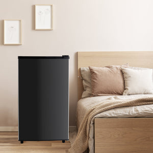 Casabay Mini Fridge with Freezer 3.2 Cu.Ft Compact Dorm Refrigerator for Kitchen, Office, Bedroom, Removable Glass Shelves Adjustable Thermostat Low Noise, 17.5" D x 17.7" W x 31.5" H