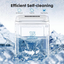 Load image into Gallery viewer, Casabay Portable Ice Maker, 9 Cubes in 6 Mins, 26 lbs/Day, Self-Cleaning, 2 Bullet Sizes, for Home &amp; Office (White)
