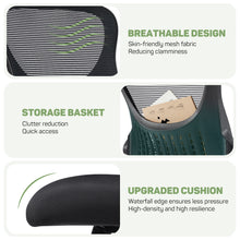 Load image into Gallery viewer, Casabay Ergonomic Office Chair, High-Back Mesh Desk Chairs with Flip-up Armrest Adjustable Headrests, Comfortable Lumbar Support, for Home, Work
