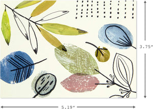 Dreamlify Blank Cards Assortment, Nature Prints (48 Cards with Envelopes)