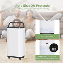 Load image into Gallery viewer, Dehumidifier with Drain Hose for Auto or Manual Drainage, 2000 Sq.Ft Energy Star Dehumidifiers for Basement Home Bedroom Large Room Bathroom, 30 Pints Dehumidification Capacity
