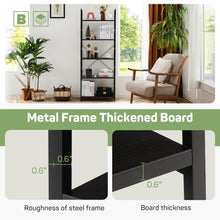 Load image into Gallery viewer, Casabay Book Shelf, 5-Tier Tall Bookcase with Steel Frame for Bedroom, Living Room, Kitchen or Home Office
