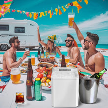 Load image into Gallery viewer, Casabay Portable Ice Maker, 9 Cubes in 6 Mins, 26 lbs/Day, Self-Cleaning, 2 Bullet Sizes, for Home &amp; Office (White)
