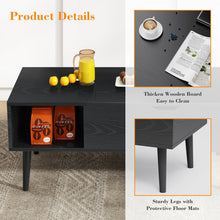 Load image into Gallery viewer, Lift Top Coffee Tables for Living Room, Small Modern Wooden Center Tables with Storage Shelf and Hidden Compartment
