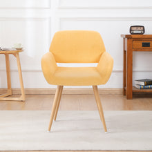 Load image into Gallery viewer, Casabay Dining Chair Mid-Century Side Chair with Upholstered Padded Seats &amp; Wooden Legs for Kitchen Living Dining Room
