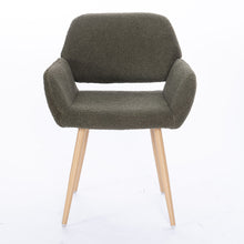 Load image into Gallery viewer, Casabay Dining Chair Mid-Century Side Chair with Upholstered Padded Seats &amp; Wooden Legs for Kitchen Living Dining Room (Green)
