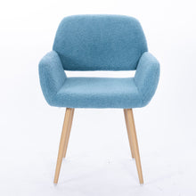 Load image into Gallery viewer, Casabay Dining Chair Mid-Century Side Chair with Upholstered Padded Seats &amp; Wooden Legs for Kitchen Living Dining Room (Blue)
