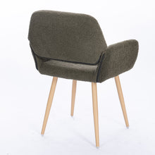 Load image into Gallery viewer, Casabay Dining Chair Mid-Century Side Chair with Upholstered Padded Seats &amp; Wooden Legs for Kitchen Living Dining Room (Green)
