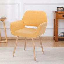Load image into Gallery viewer, Casabay Dining Chair Mid-Century Side Chair with Upholstered Padded Seats &amp; Wooden Legs for Kitchen Living Dining Room
