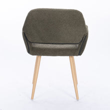 Load image into Gallery viewer, Casabay Dining Chair Mid-Century Side Chair with Upholstered Padded Seats &amp; Wooden Legs for Kitchen Living Dining Room (Green)
